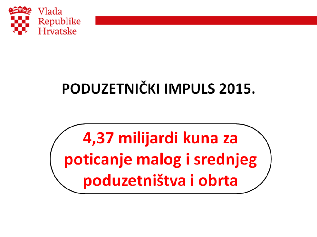 Objavljeni prvi Javni pozivi iz programa Poduzetnički impuls 2015.