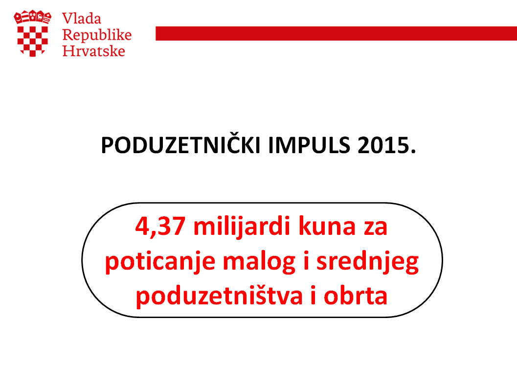 Objavljeni prvi Javni pozivi iz programa Poduzetnički impuls 2015.