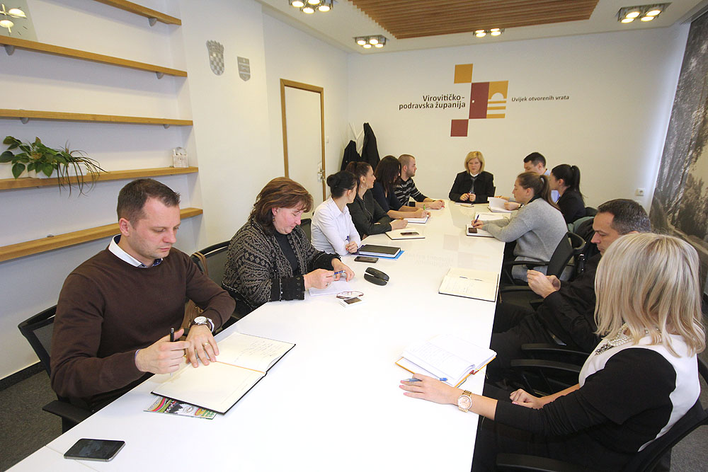U Virovitici održan sastanak potpornih institucija Virovitičko-podravske županije