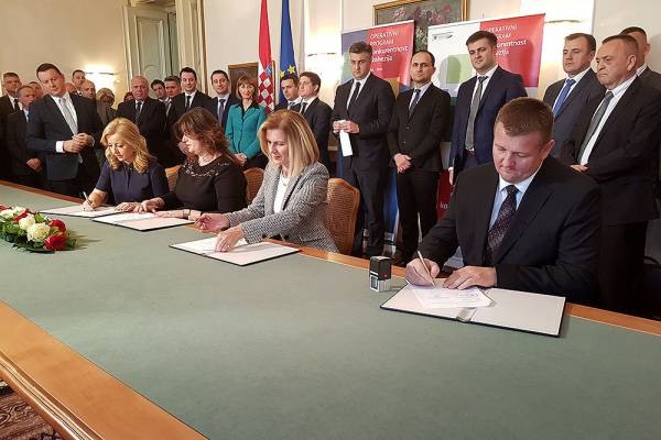 Ministrica Žalac i gradoačelnik Kirin potpisali sporazum o izgradnji COOR-a