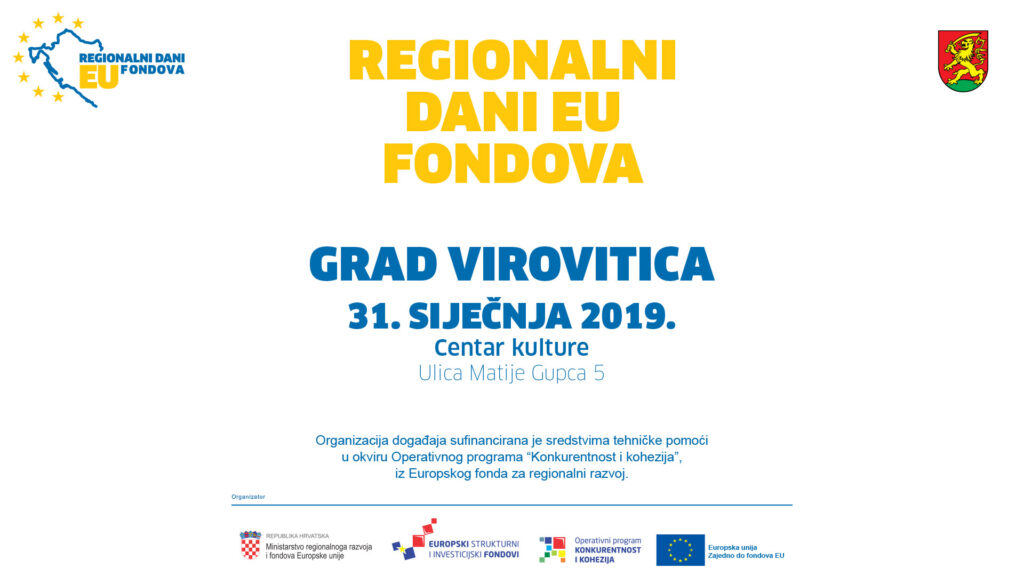 Regionalni dani EU fondova u Virovitici 31.1.2019.