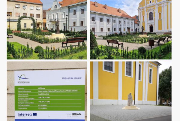 Završeni radovi na rekonstrukciji Povijesnog vrta i trga ispred crkve sv. Roka u Virovitici