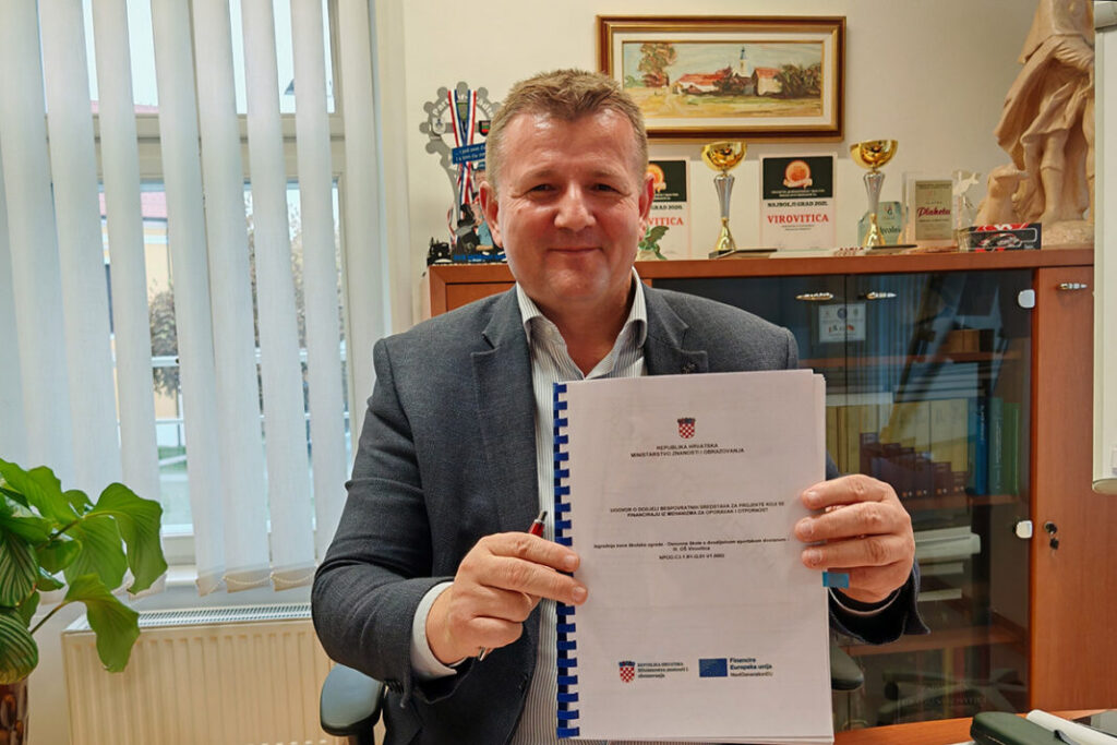 Potpisan Ugovor o financiranju za III. osnovnu školu sa sportskom dvoranom, najveći gradski EU projekt do sada