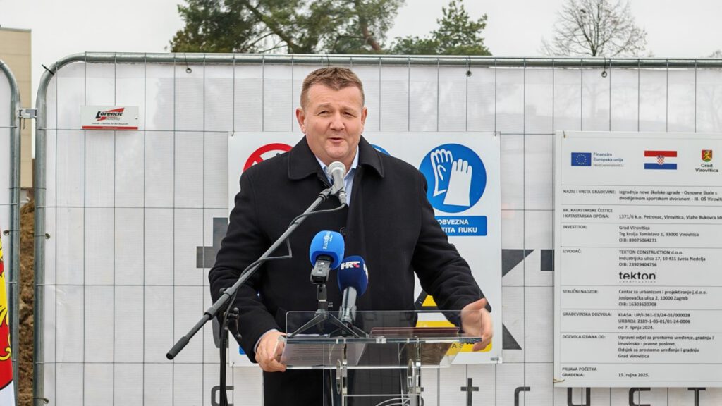 Najveća gradska investicija u školstvo: Grad Virovitica započeo gradnju nove III. osnovne škole