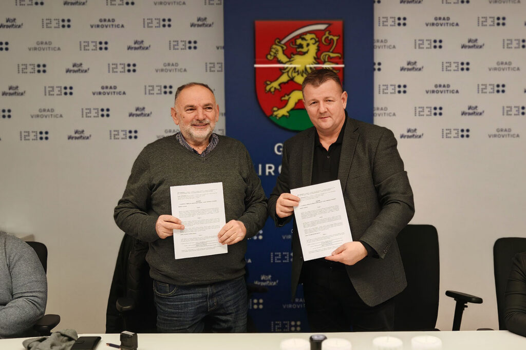 Nastavlja se uređenje središta Virovitice: Potpisan ugovor za rekonstrukciju Trga dr. Franje Tuđmana