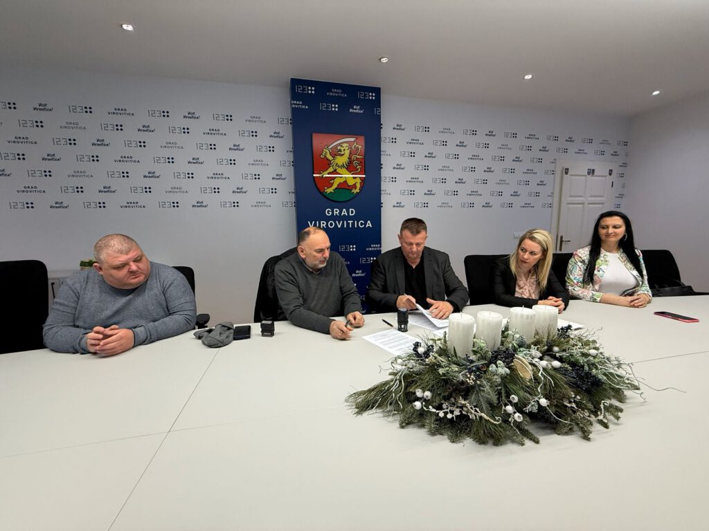 Nastavlja se uređenje središta Virovitice: Potpisan ugovor za rekonstrukciju Trga dr. Franje Tuđmana