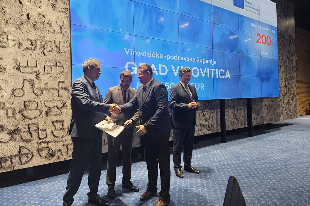 Novi dječji vrtić u Virovitici: Gradonačelnik Ivica Kirin potpisao ugovor o dodjeli bespovratnih sredstava