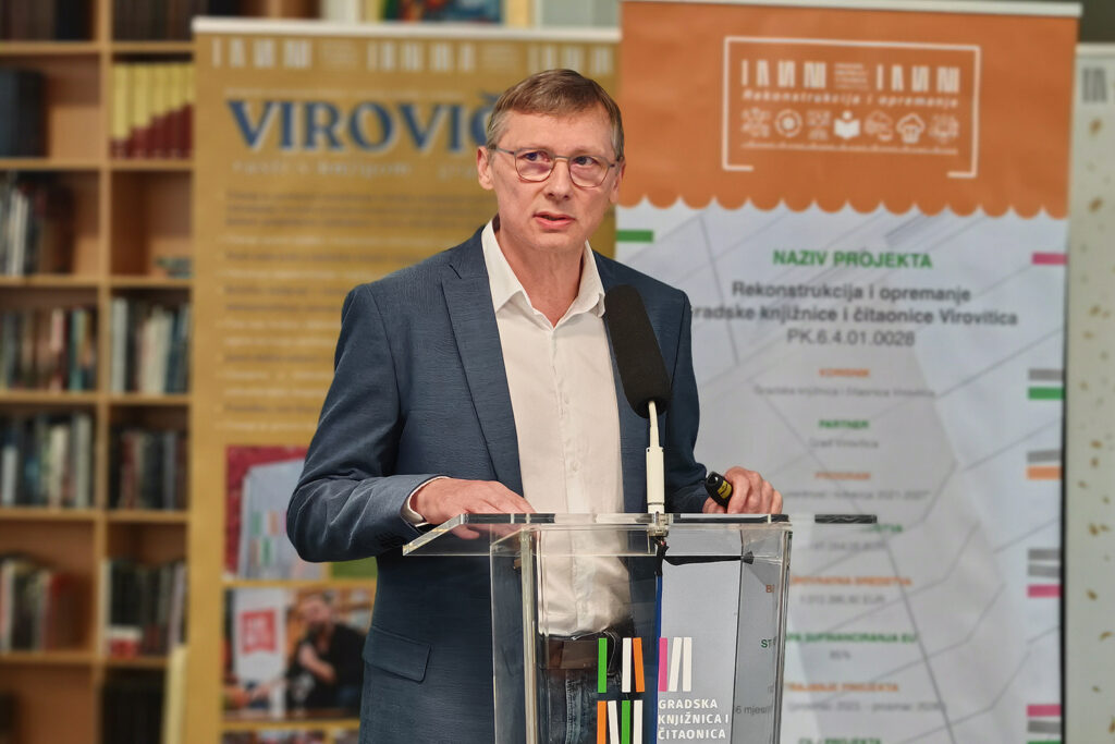 Održana početna konferencija projekta “Rekonstrukcija i opremanje Gradske knjižnice i čitaonice Virovitica” vrijednog 1,2 milijuna eura