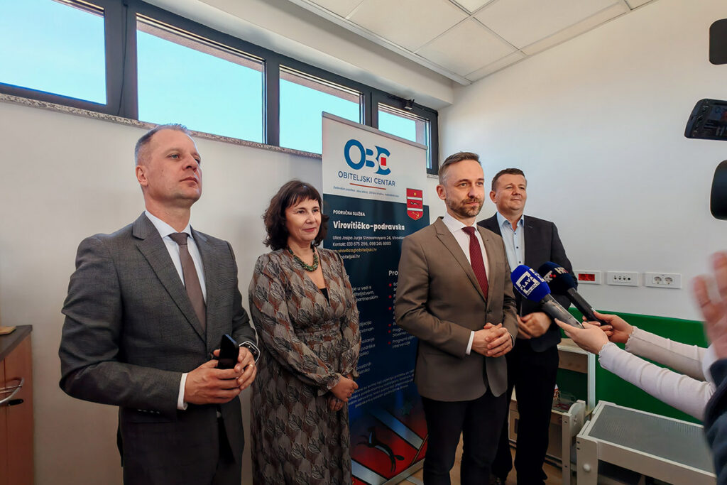 Otvoren novoizgrađeni Obiteljski centar u Virovitici: Mjesto za podršku, savjet i osnaživanje