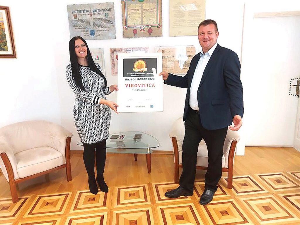 Razvojnoj agenciji VTA dodijeljena Zlatna plaketa Grada Virovitice: Zahvaljujući njihovom radu i suradnji Virovitica je proglašena najuspješnijim gradom i prvakom EU fondova