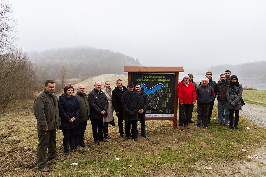 Virovitička jezera i Bilogora obogaćeni novouređenom Poučnom stazom
