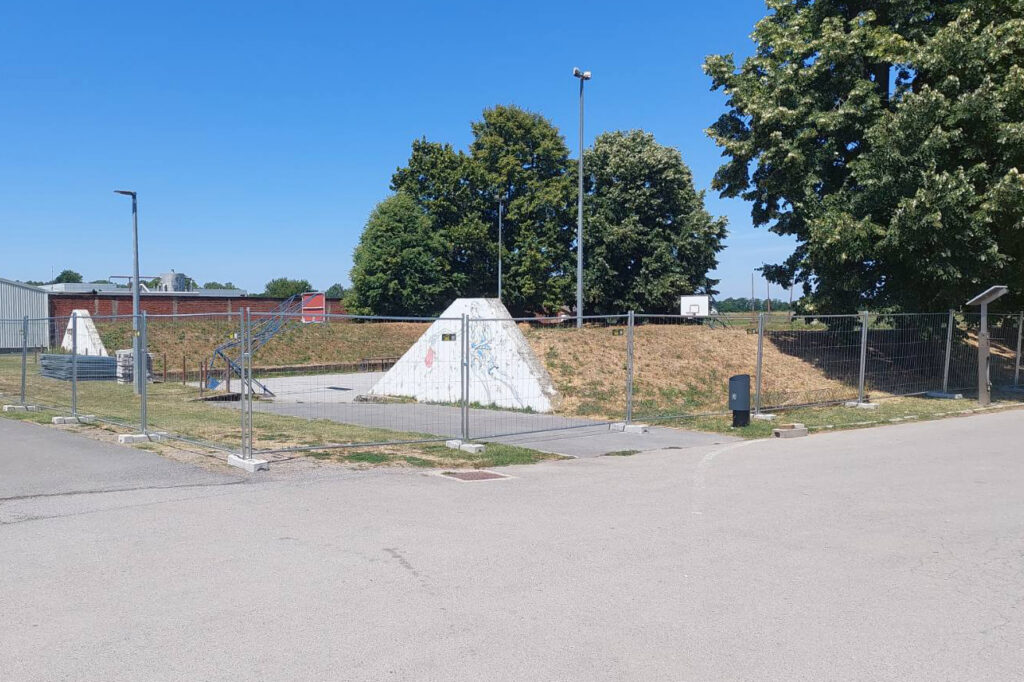 Započeli radovi na košarkaškom igralištu na Vegeški: Teren će se uskoro koristiti i za tenis, mali nogomet, odbojku